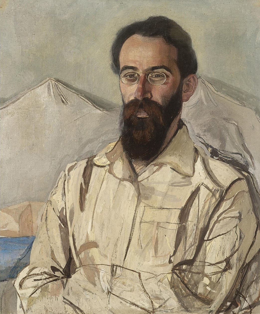 弗里德里希·爱德华多维奇·克里默（Friedrich Eduardovich Krimmer）肖像，1888-1963年，1919年 作者 亚历山大·雅科夫列维奇·戈洛文