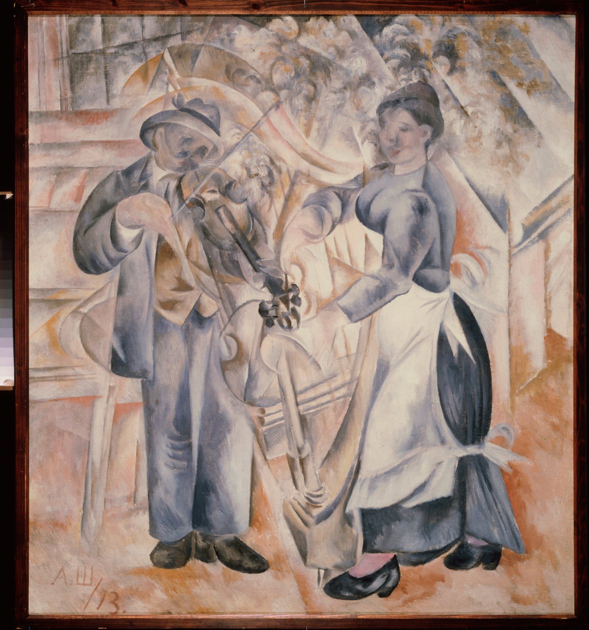 音乐家亚历山大-瓦西里耶维奇-舍甫琴科（Alexandre Chevtchenko）（1883-1948 年）的绘画，纸上水彩 作者 亚历山大·瓦西里耶维奇·舍甫琴科