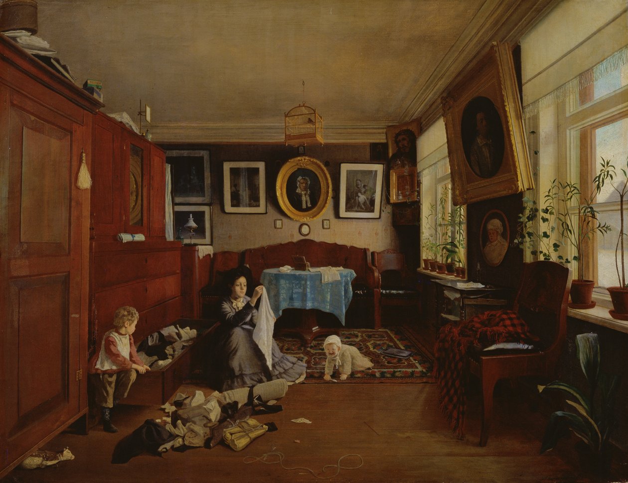 内政，1879年 作者 阿列克谢（Aleksei）Alekseevich Bobrov