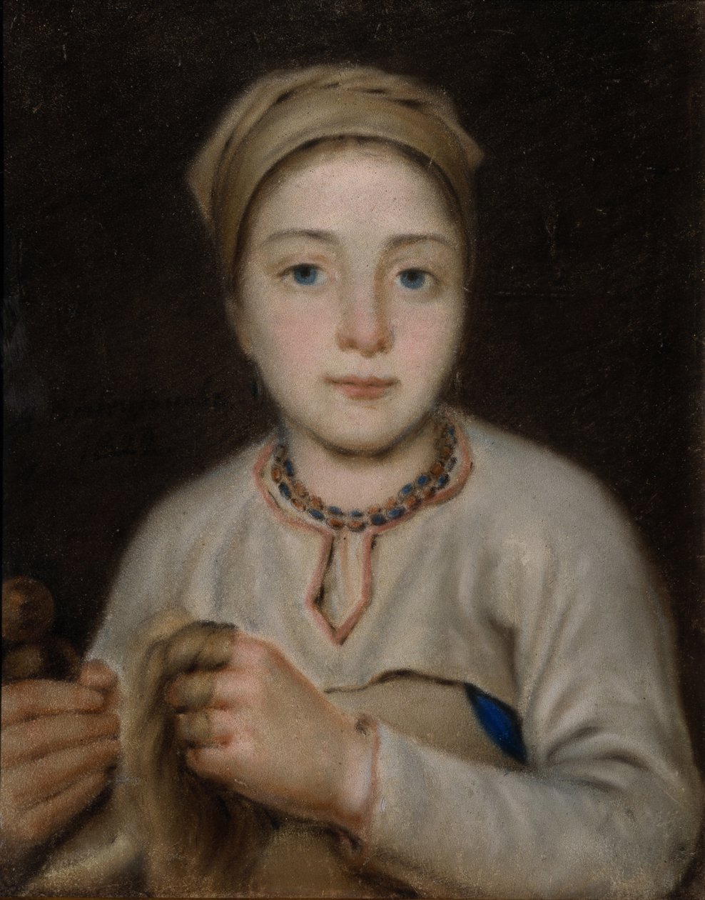 Anisya，1822年 作者 Aleksei Gavrilovich Venetsianov