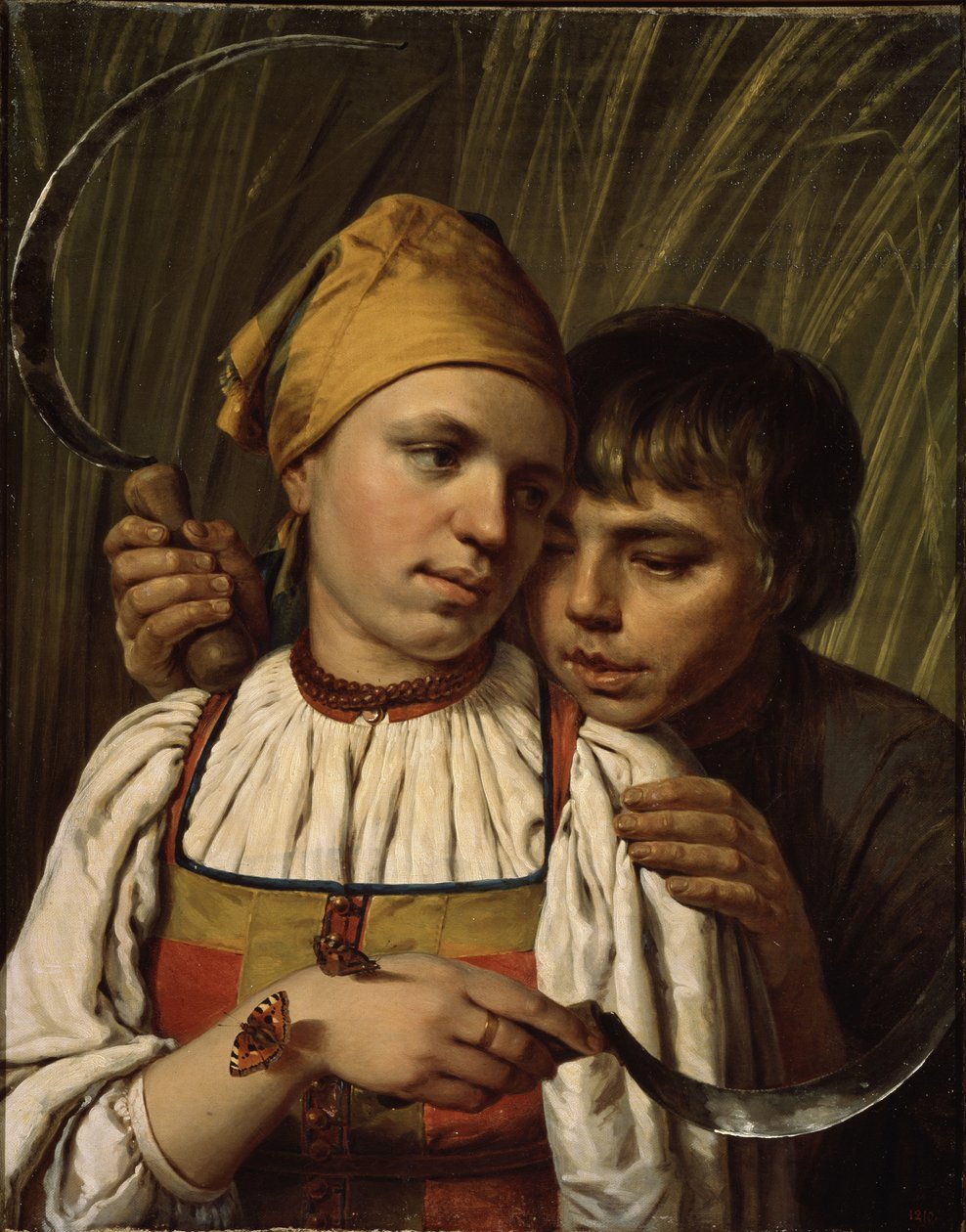 收割者，1820年代 作者 Aleksei Gavrilovich Venetsianov