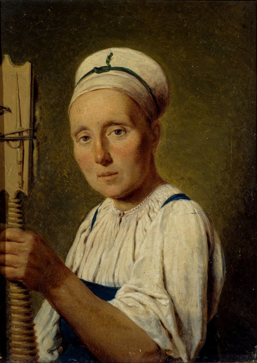旋转器，1830年代 作者 Aleksei Gavrilovich Venetsianov