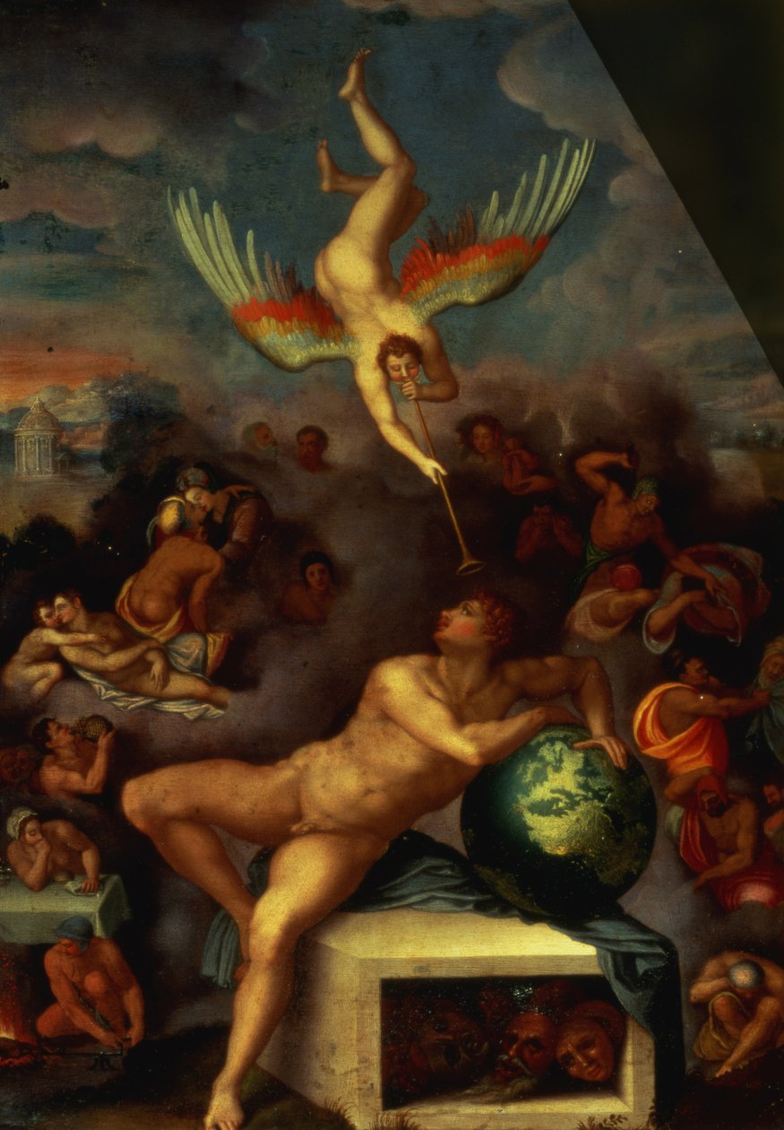生命的寓言（铜上的油） 作者 亚历山德罗·阿洛里（Alessandro Allori）