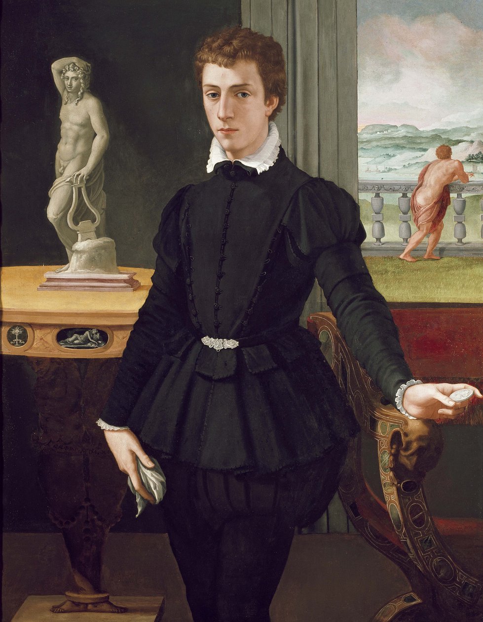 一个年轻人的画象，岗位1560 作者 亚历山德罗·阿洛里（Alessandro Allori）