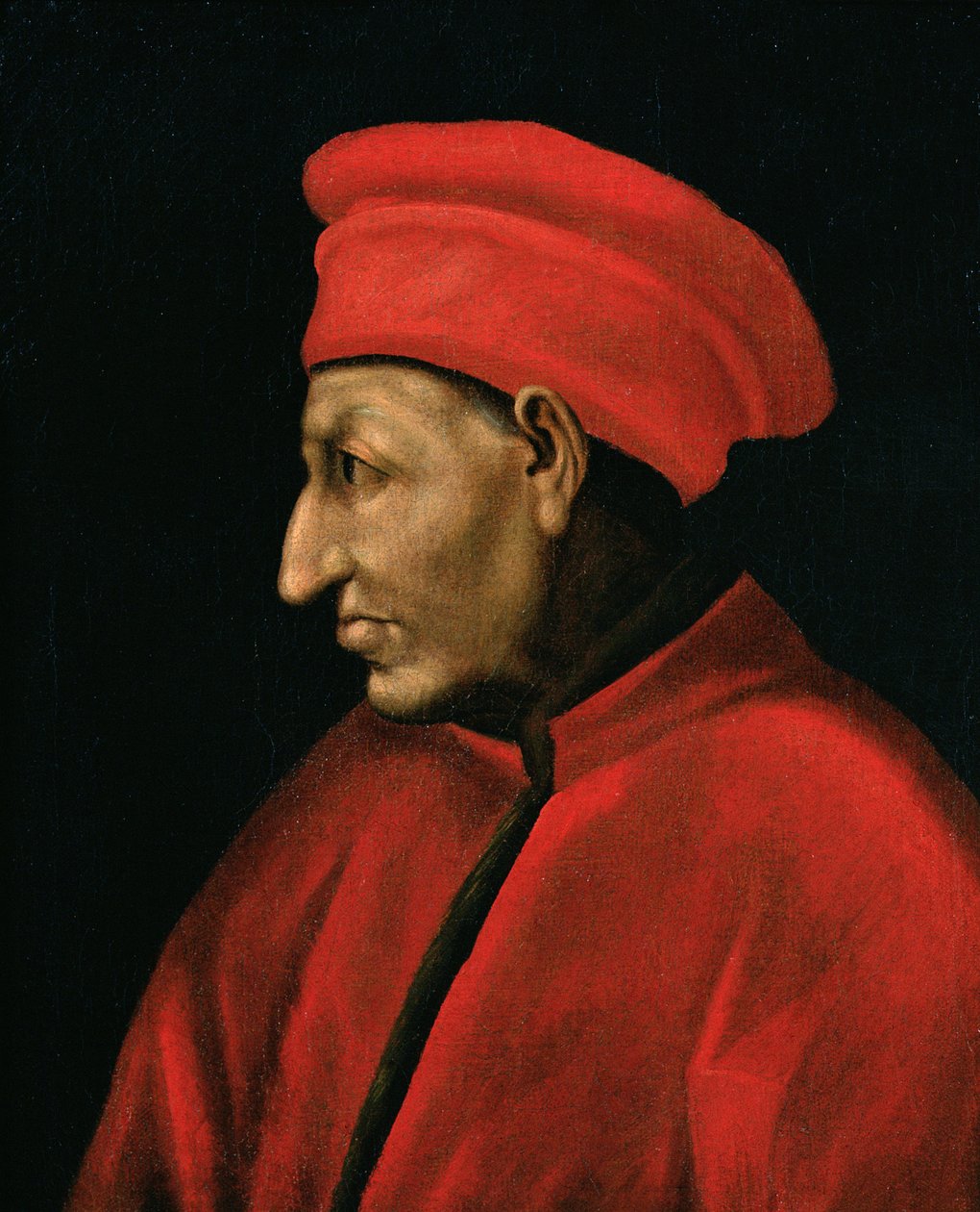 Cosimo de&39;Medici（II Vecchio）（1389-1463）的肖像复制自Jacopo Pontormo（1494-1557）1518年的绘画 作者 亚历山德罗·皮埃罗尼（Alessandro Pieroni）