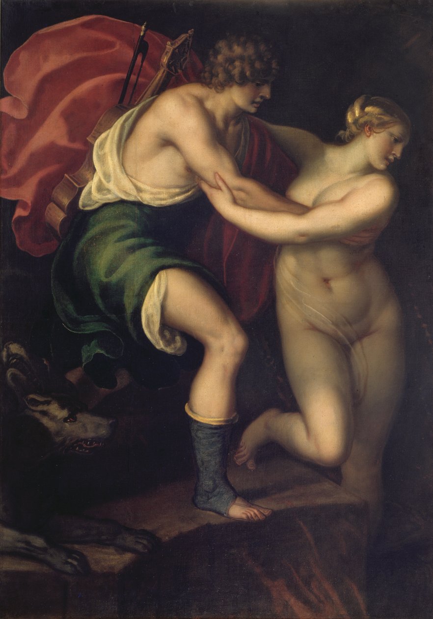 Orpheus和Eurydice 作者 亚历山德罗·瓦罗塔里（Alessandro Varotari）