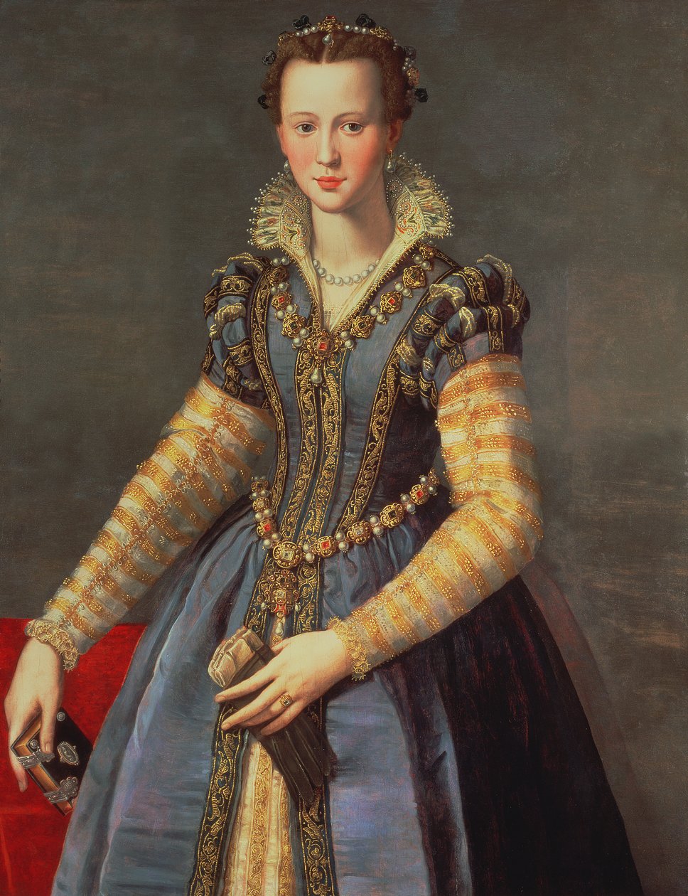 Marie de Medici（1573-1642），法国Henri IV的妻子（1553-1610）（小组） 作者 亚历山德罗·阿洛里（Alessandro Allori）