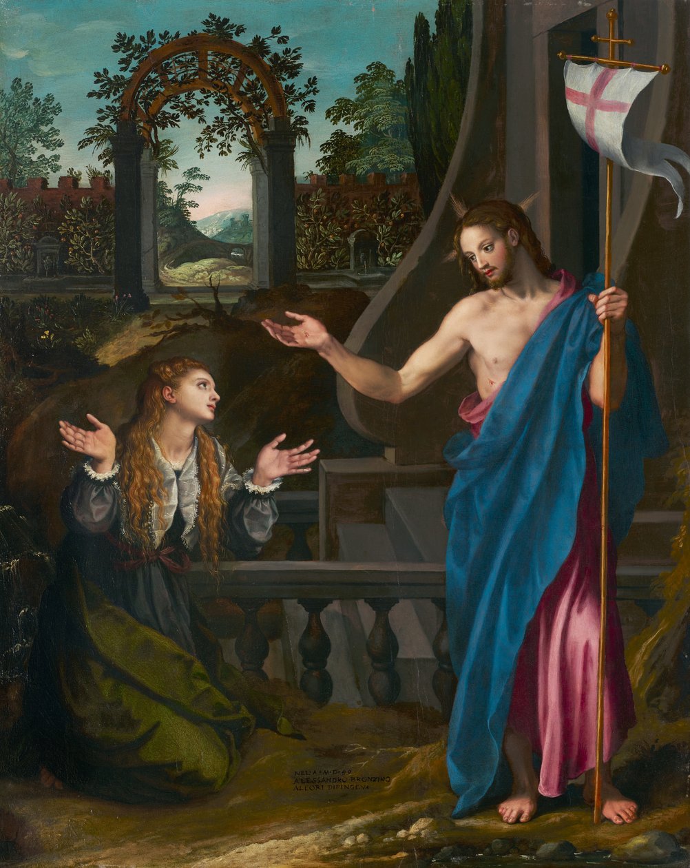 Noli me tangere 作者 亚历山德罗·阿洛里（Alessandro Allori）