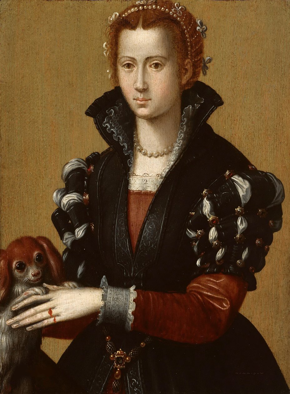 托莱多的埃莉诺肖像15221562，c。 1560 作者 亚历山德罗·阿洛里（Alessandro Allori）