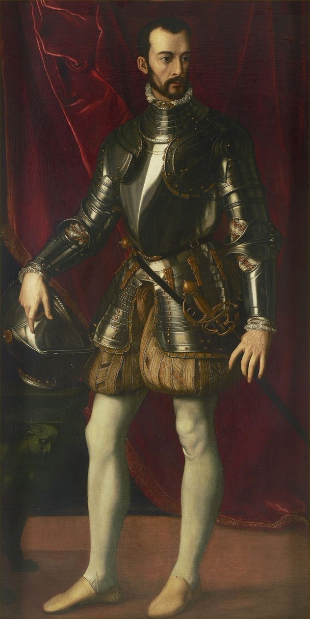 Francesco I de Medici 1541-1587的画像，托斯卡纳大公，1570-1575年。 作者 亚历山德罗·阿洛里（Alessandro Allori）