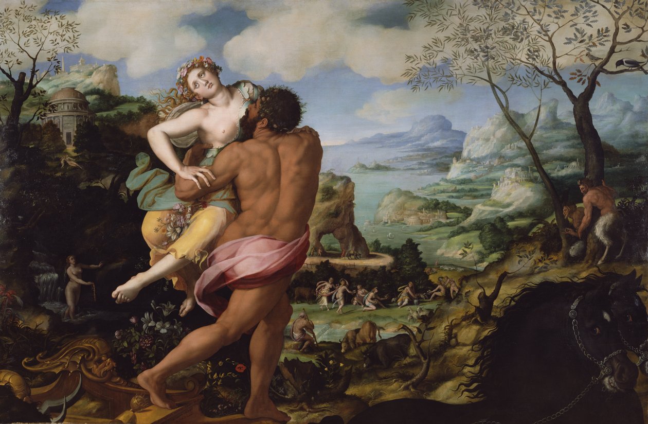 普罗塞平的诱拐 作者 亚历山德罗·阿洛里（Alessandro Allori）