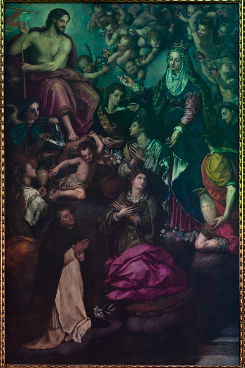 圣风信子的愿景 作者 亚历山德罗·阿洛里（Alessandro Allori）