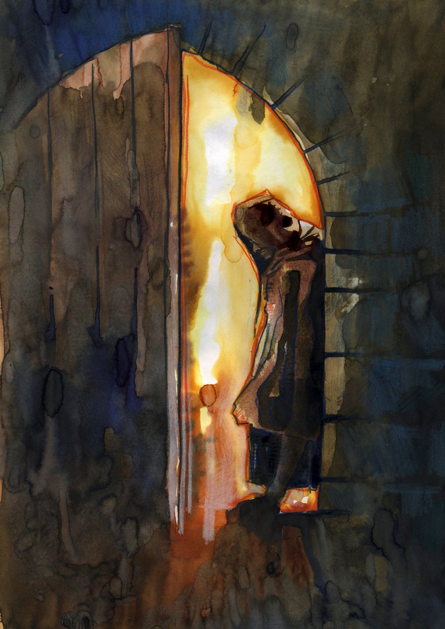 闹鬼城堡中的僧侣 插图：Alessandro Lonati 作者 亚历山德罗·洛纳蒂
