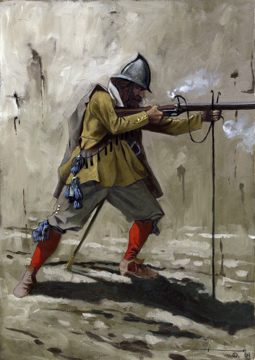 方阵，1534 年至 1704 年间西班牙步兵的船只。由 Alessandro Lonati 绘制 作者 亚历山德罗·洛纳蒂