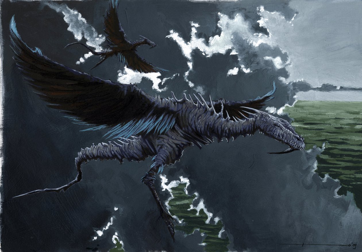 神话般的生物：亚历山德罗·洛纳蒂 (Alessandro Lonati) 绘制的龙画 作者 亚历山德罗·洛纳蒂