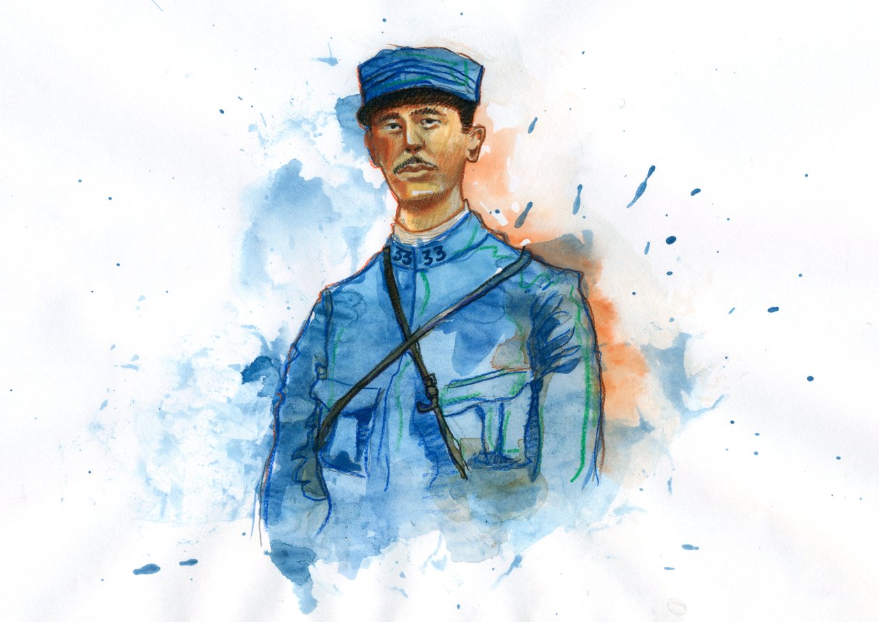 First World War: Portrait of Charles de Gaulle (1890-1970) in 1914   1459153   zh       chinese Successfully Translated  Original: Illustration for Wuthering Heights by Emily Bronte (colour litho) Translat: Illustration for Wuthering Heights by Emily Bront 作者 亚历山德罗·洛纳蒂