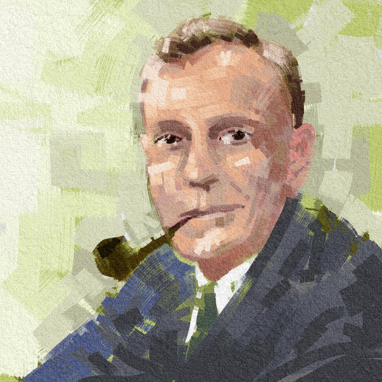 天文学家埃德温·哈勃的肖像，2023 年（插图） 作者 亚历山德罗·洛纳蒂