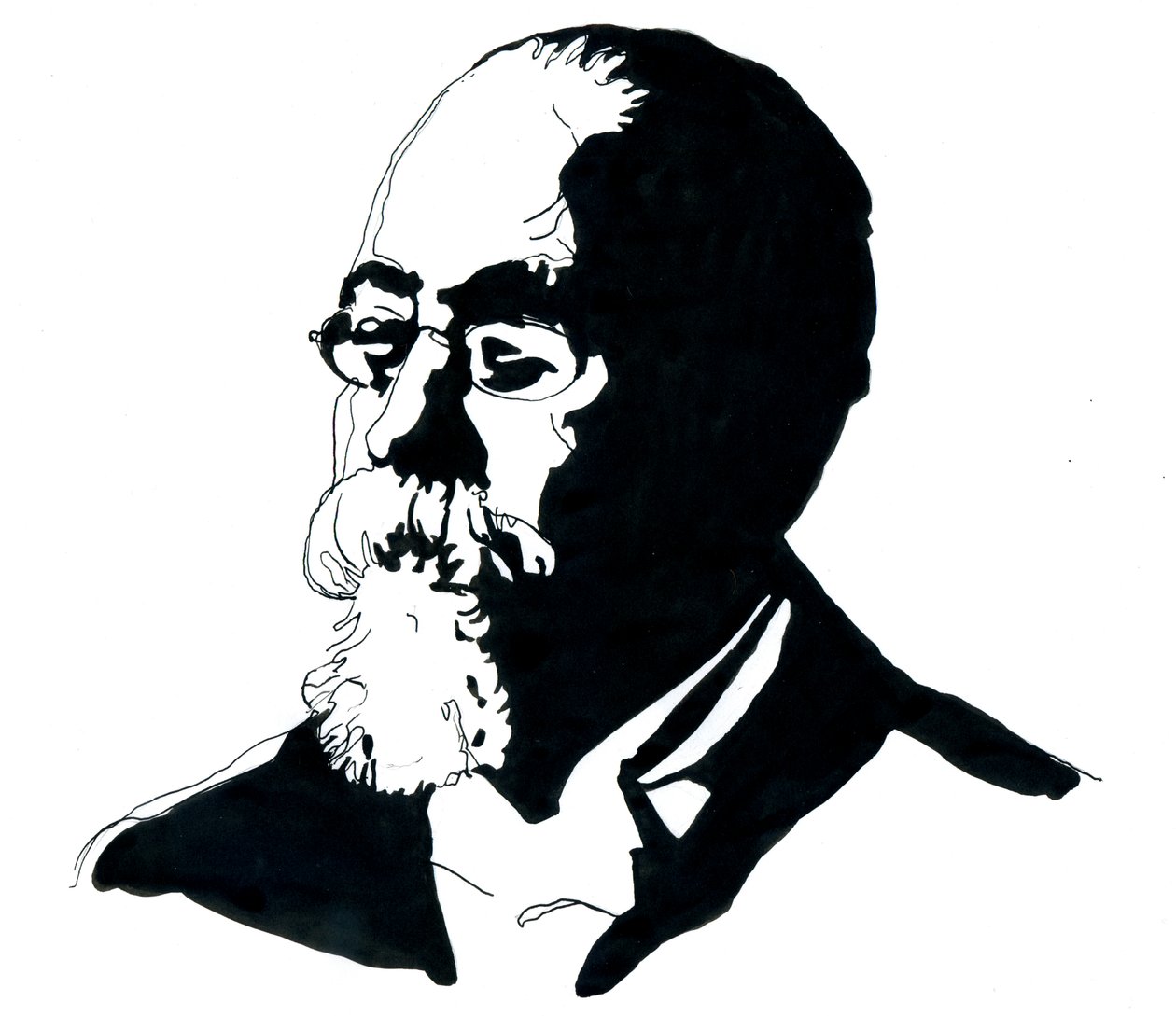 切萨雷-龙勃罗梭（1835-1909 年）肖像 意大利犯罪学学派创始人（切萨雷-龙勃罗梭肖像 意大利犯罪学家和医生，意大利实证主义犯罪学学派创始人） 作者 亚历山德罗·洛纳蒂