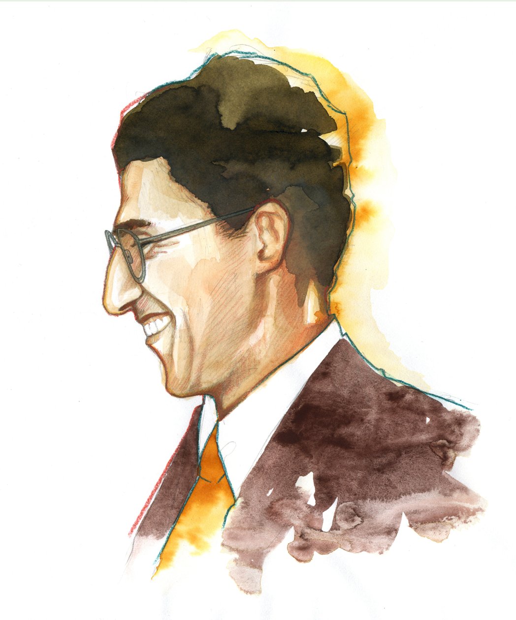 切萨雷·帕韦塞 (Cesare Pavese) 的肖像 (1908-1950) - 意大利作家 - 亚历山德罗·洛纳蒂 (Alessandro Lonati) 插图 作者 亚历山德罗·洛纳蒂