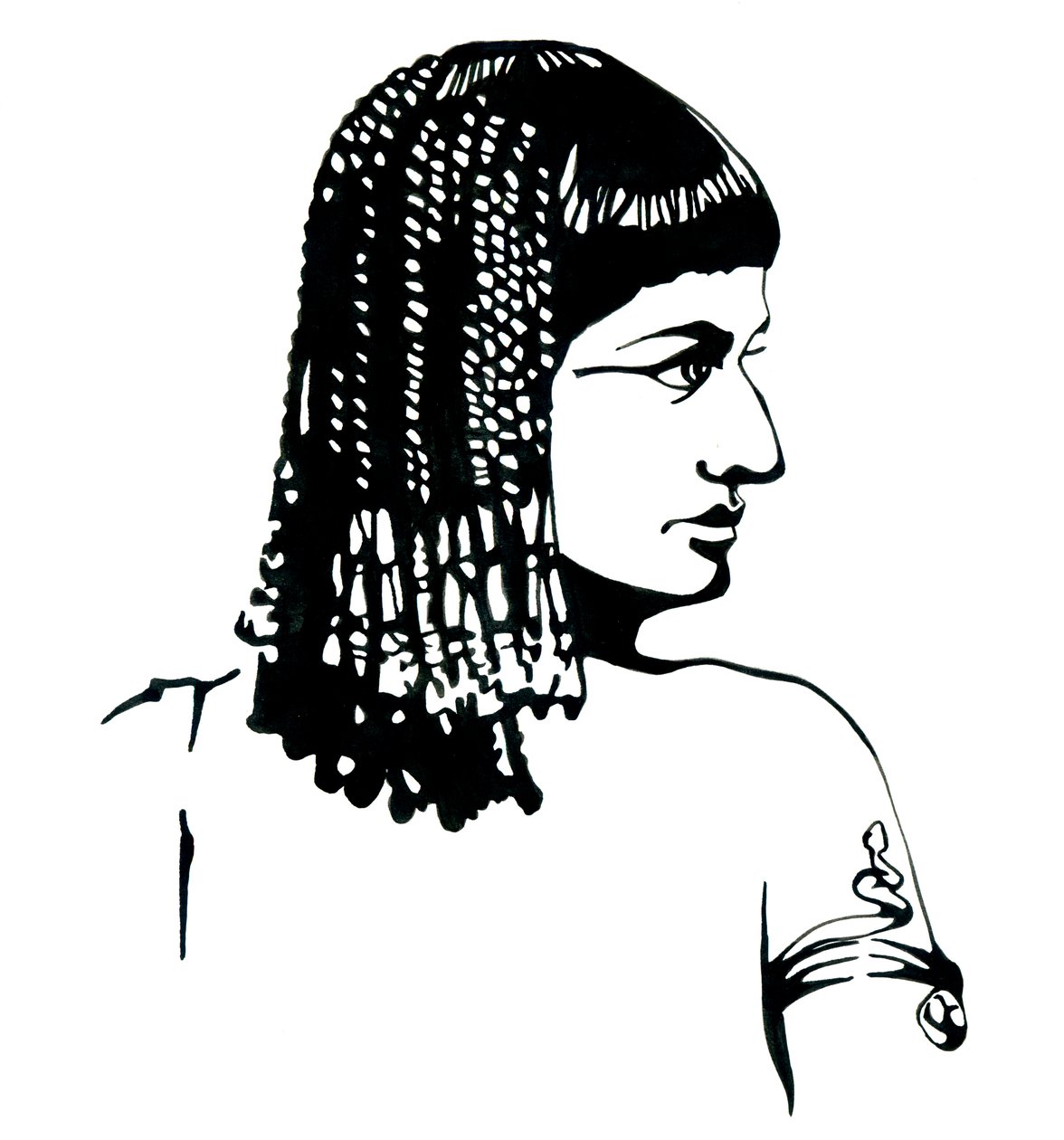埃及女王克利奥帕特拉七世 Thea Philopator 的肖像（公元前 69-30 年） 作者 亚历山德罗·洛纳蒂