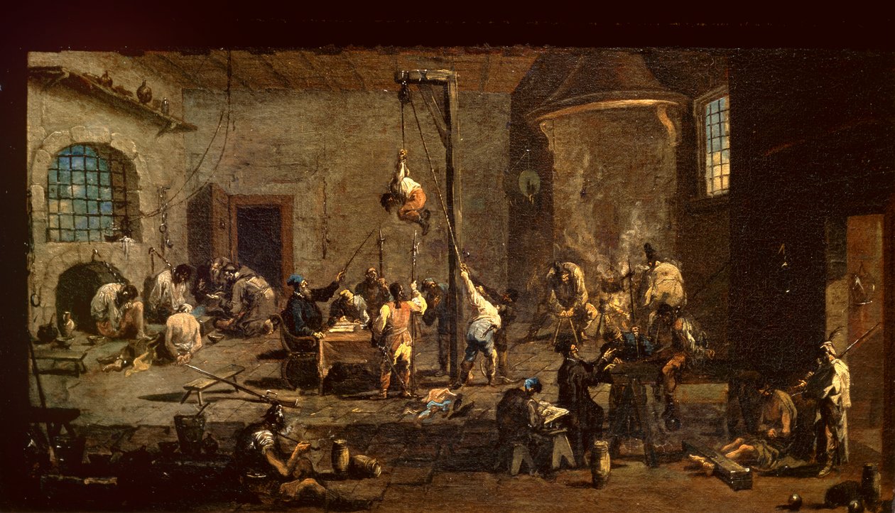 宗教法庭，约 1710-20 年 作者 亚历山德罗·麦格纳斯科（Alessandro Magnasco）