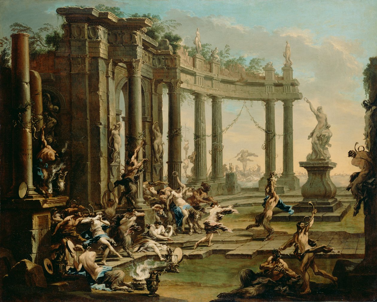 Bacchanale，c.1720-30 作者 亚历山德罗·麦格纳斯科（Alessandro Magnasco）