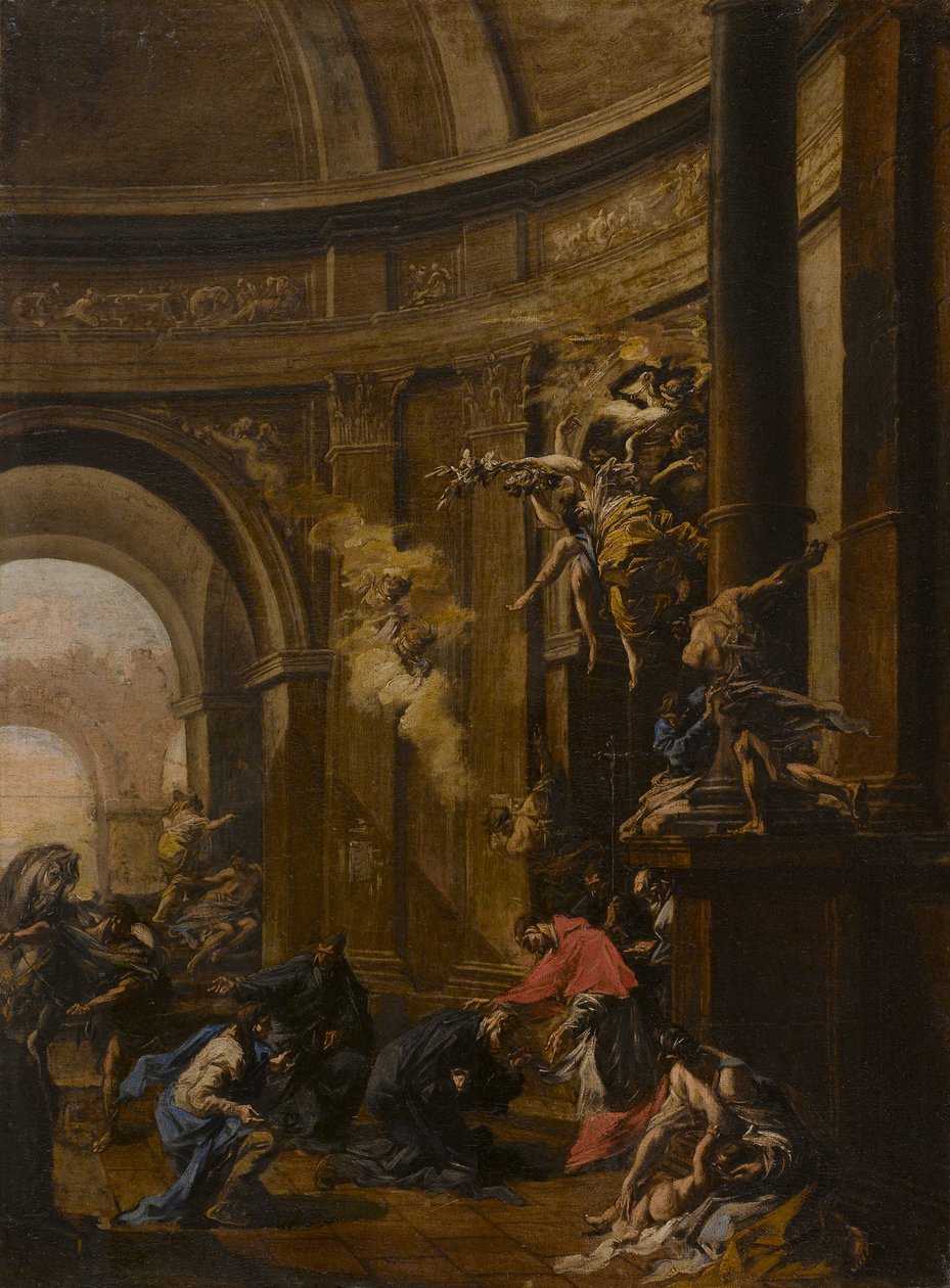 圣卡洛·波罗密欧（Saint Carlo Borromeo） 作者 亚历山德罗·麦格纳斯科（Alessandro Magnasco）