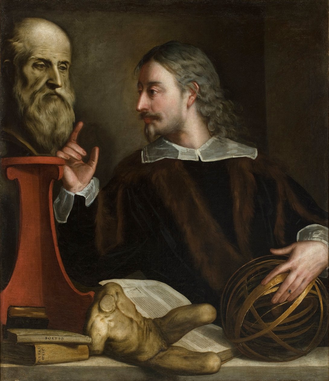Autoportrait（自画像）--亚历山德罗-瓦罗塔里（1588-1649 年）的油画作品，又称 "Il Padovanino"，布面油画 作者 亚历山德罗·帕多瓦尼诺（Alessandro Padovanino）