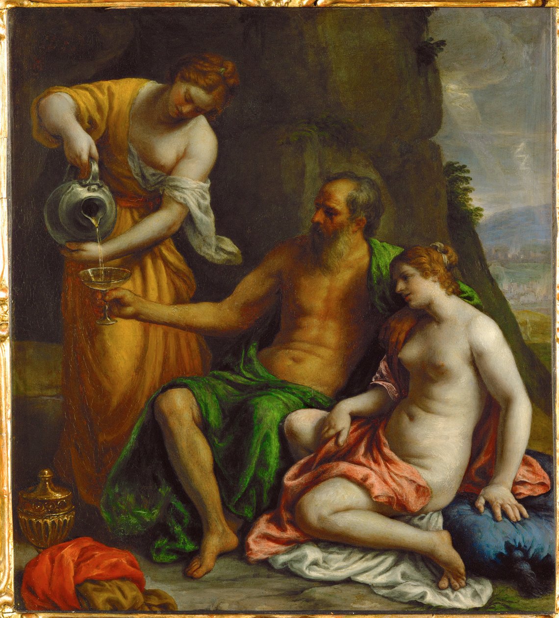 罗得和他的女儿们 作者 亚历山德罗·图尔基