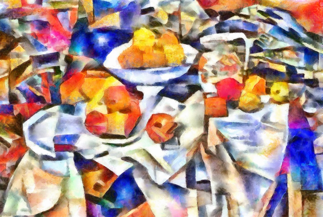 素描（静物II），2017年， 作者 亚历克斯·卡明克