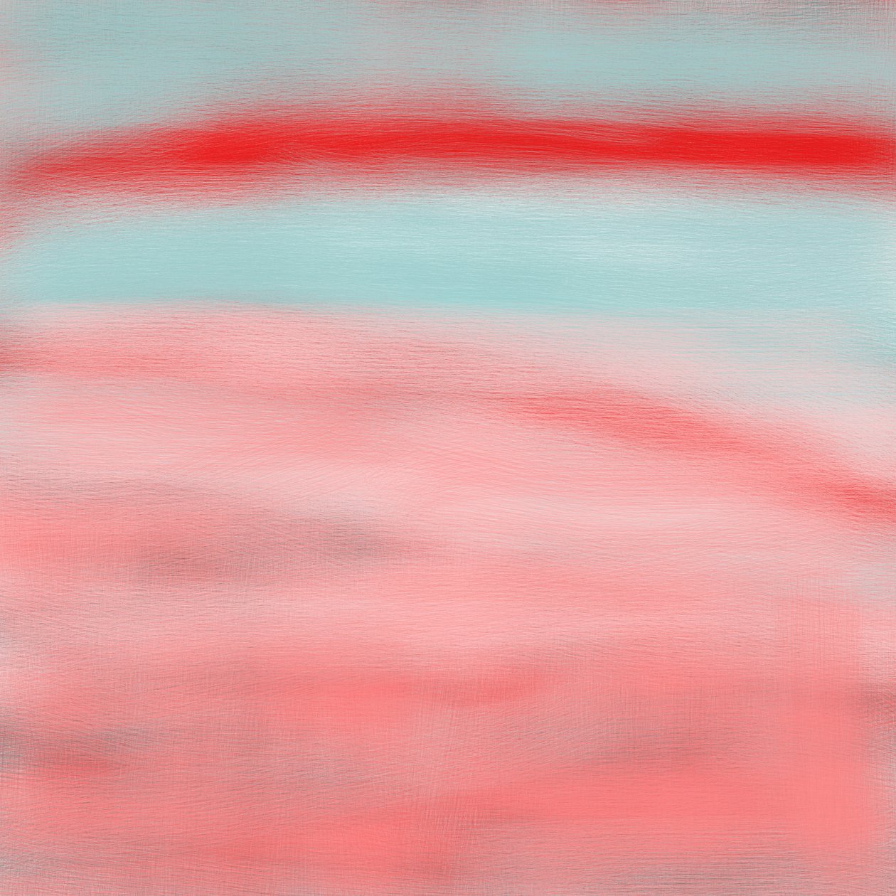 夏田（早上），2015，（数字油画） 作者 亚历克斯·卡明克