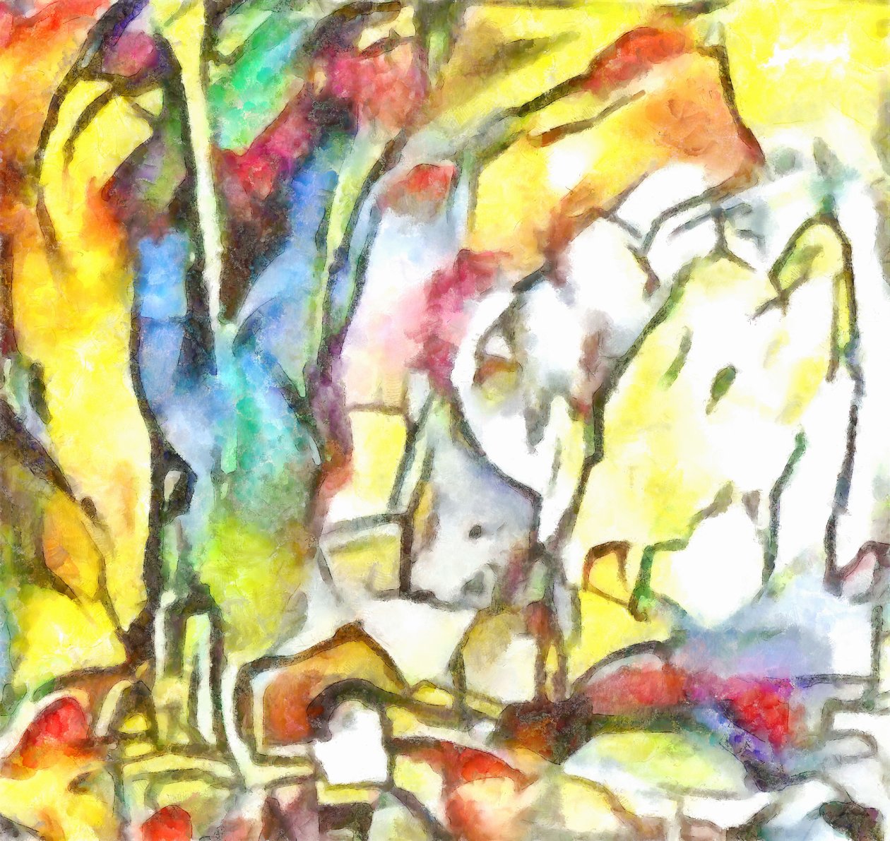 大树，2016， 作者 亚历克斯·卡明克