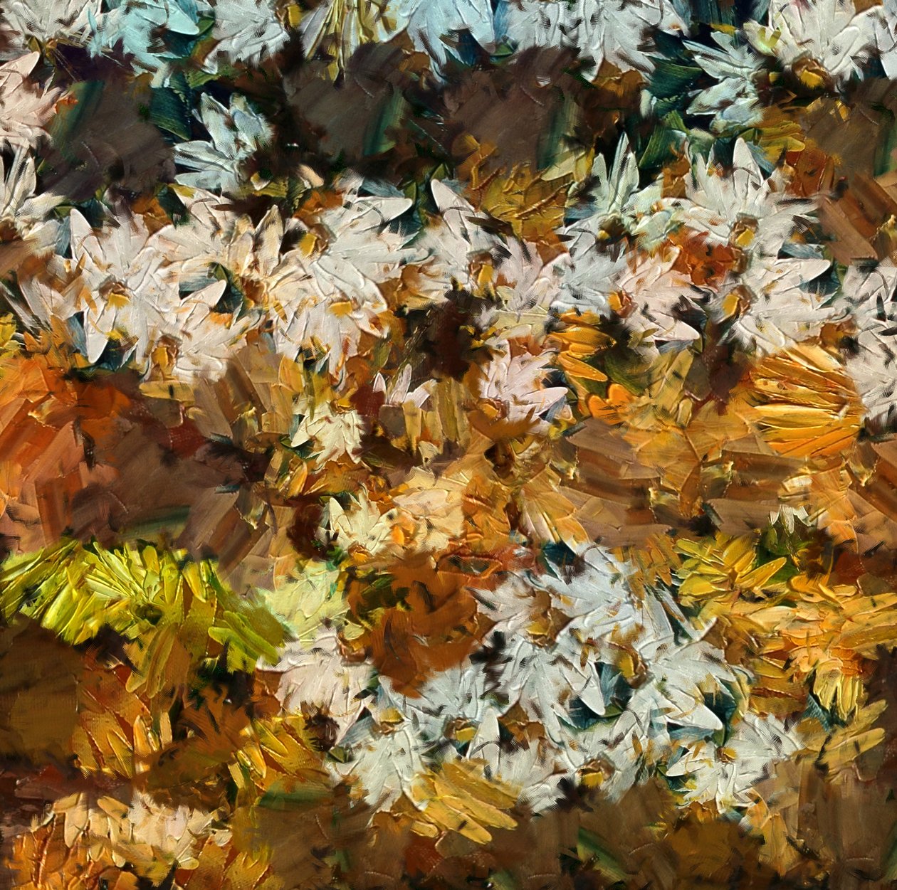 Camomile,2019,(mixed media) 作者 亚历克斯·卡明克