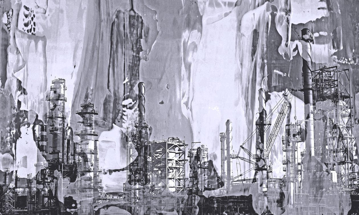 Factory,2019,(mixed media) 作者 亚历克斯·卡明克
