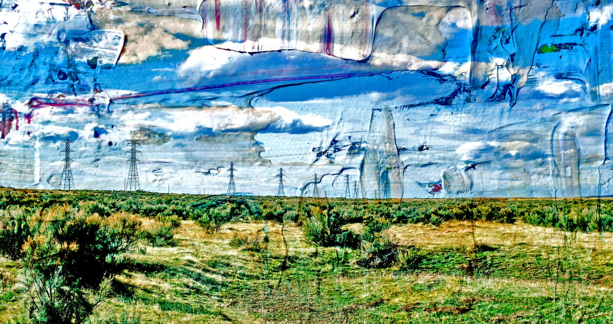 Ocean,2019,(mixed media) 作者 亚历克斯·卡明克
