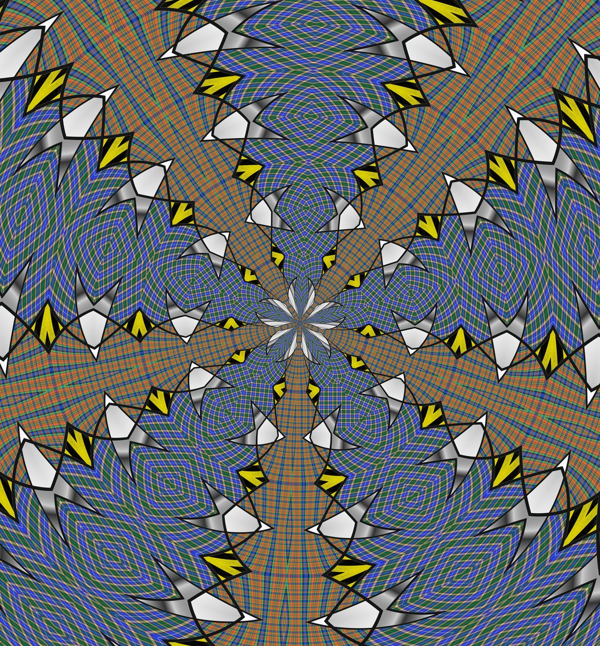 arabesque #18,2019,(mixed media) 作者 亚历克斯·卡明克