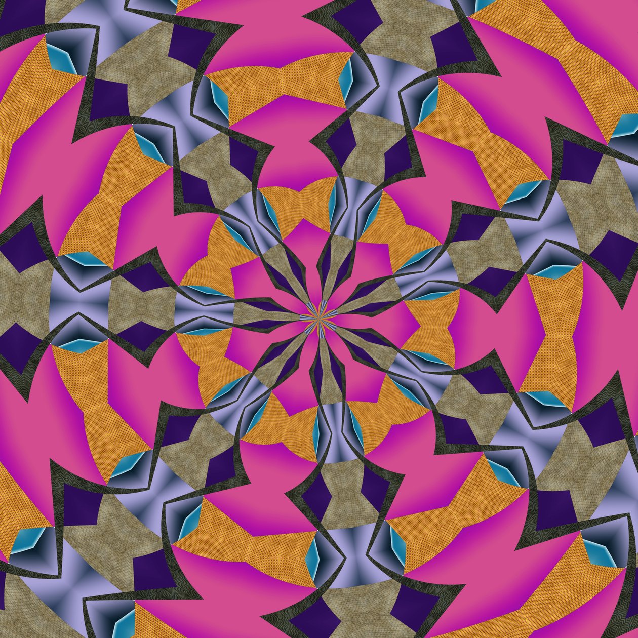 Arabesque #2,2019,(混合媒体) 作者 亚历克斯·卡明克
