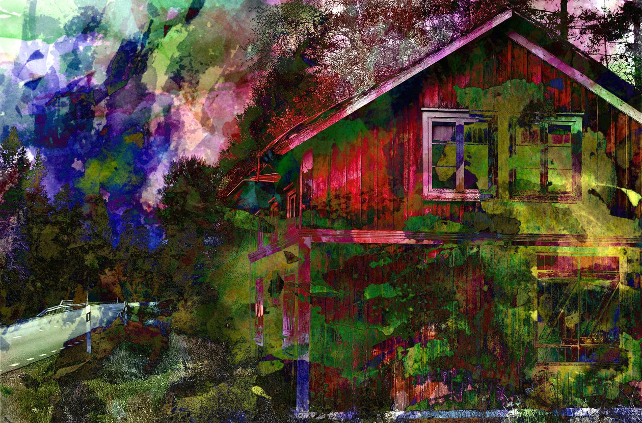 camouflage,2019,(collage) 作者 亚历克斯·卡明克
