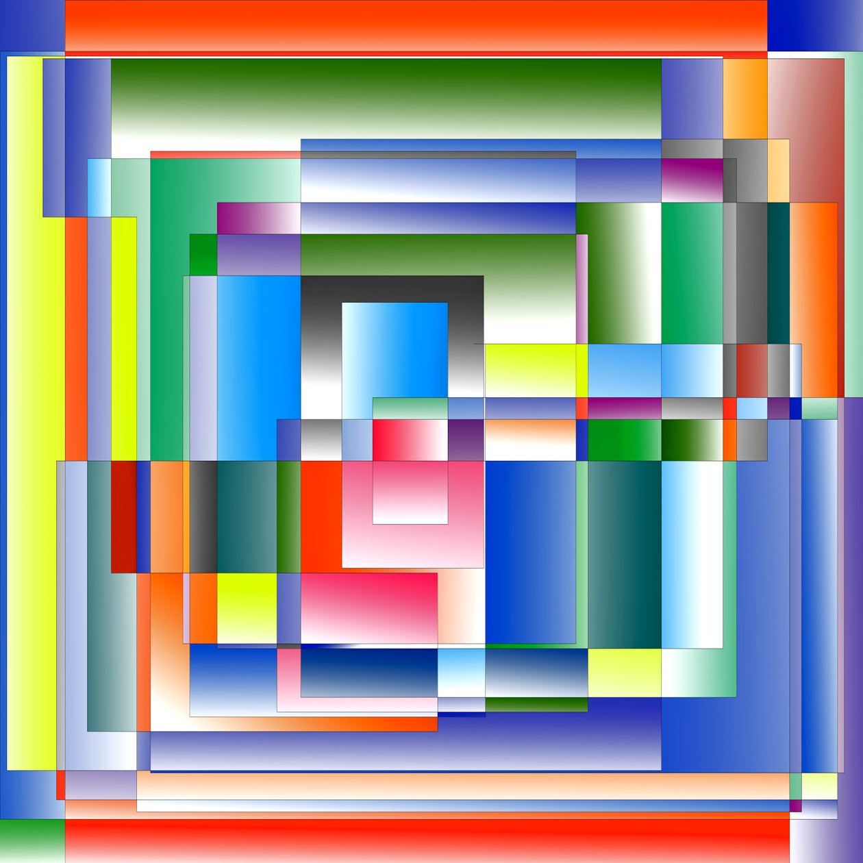 cityscape,2019,(gradient) 作者 亚历克斯·卡明克