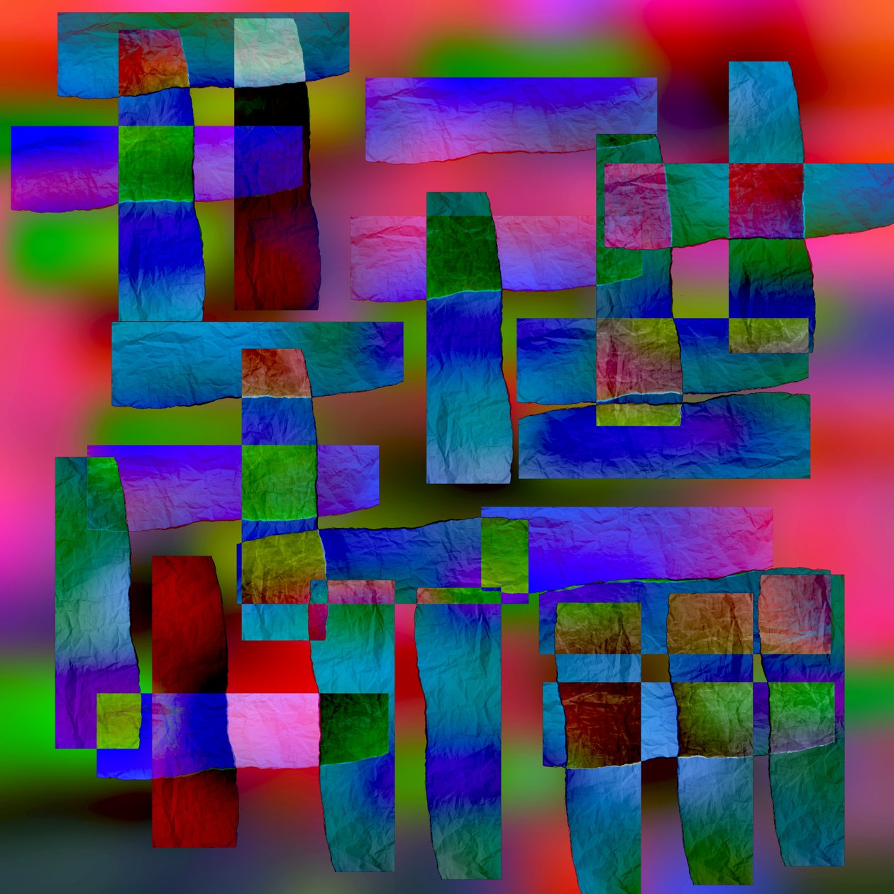 白天,2019,(混合媒体) 作者 亚历克斯·卡明克