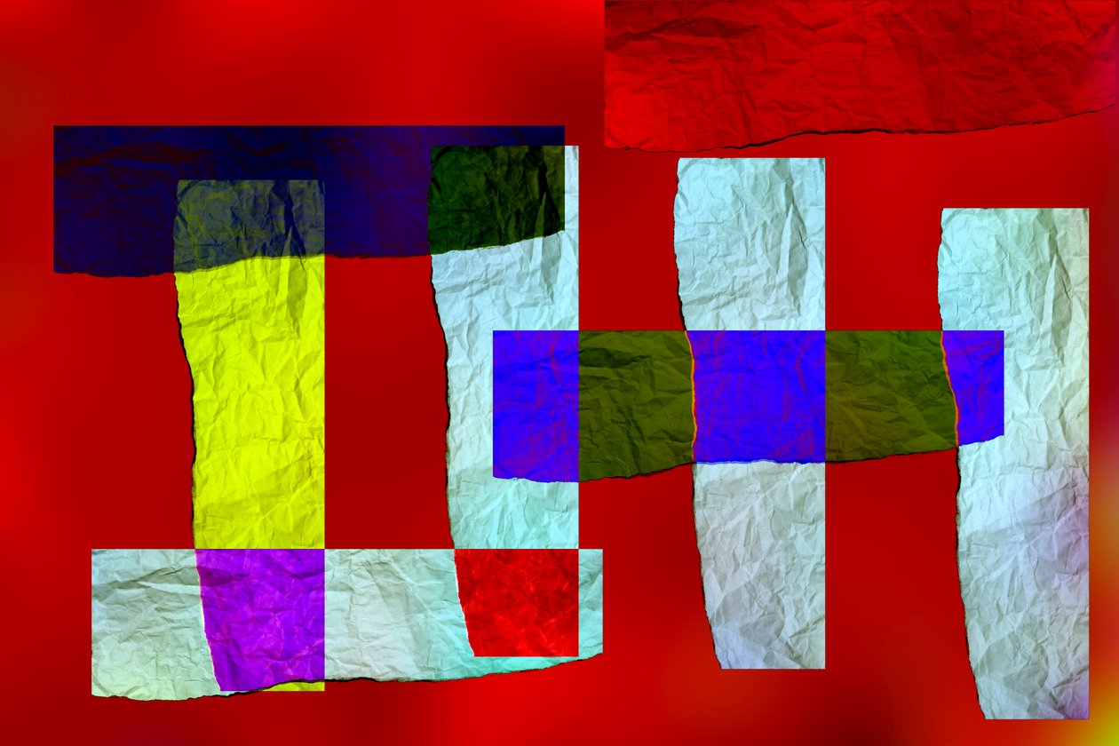 etude #10,2019,(mixed media) 作者 亚历克斯·卡明克