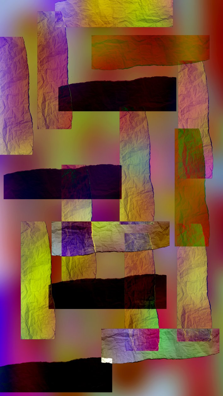 etude #12,2019,(mixed media) 作者 亚历克斯·卡明克