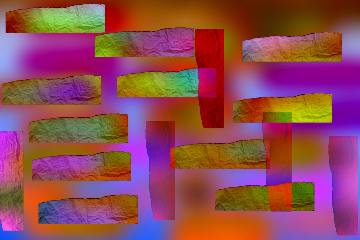 etude #13,2019,(mixed media) 作者 亚历克斯·卡明克