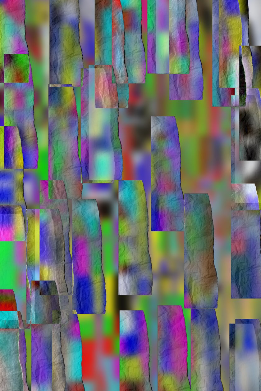 etude #24,2019,(mixed media) 作者 亚历克斯·卡明克