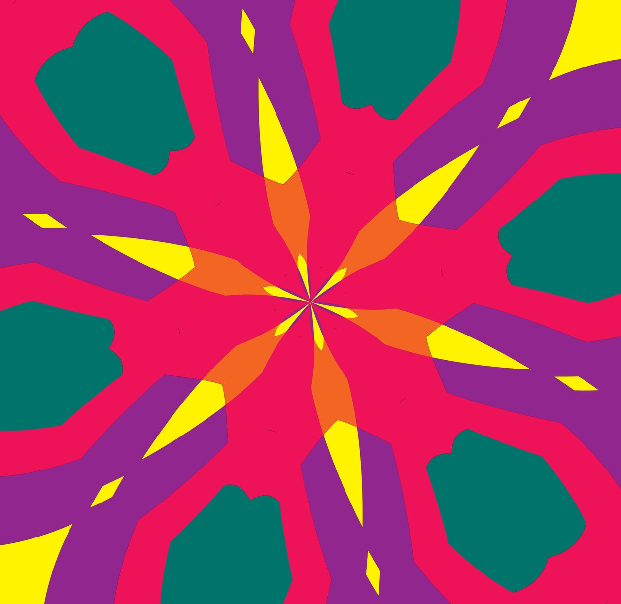 花 #10,2019,(混合媒体) 作者 亚历克斯·卡明克