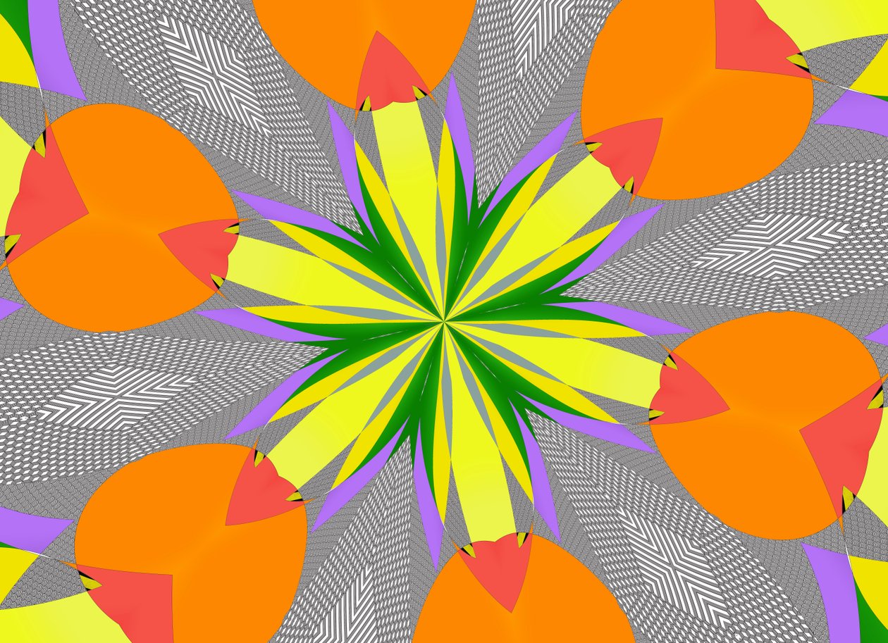flowers #108,2019,(mixed media) 作者 亚历克斯·卡明克