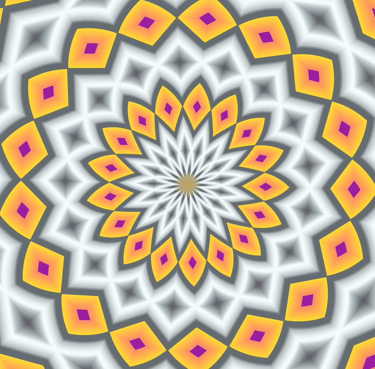 flowers #11,2019,(gradient) 作者 亚历克斯·卡明克