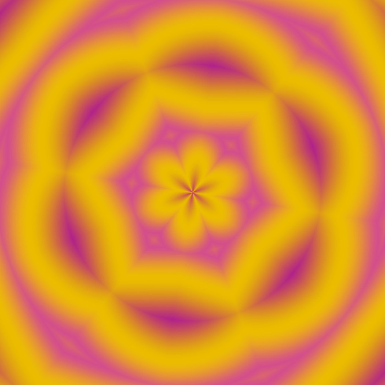 flowers #1,2019,(gradient) 作者 亚历克斯·卡明克