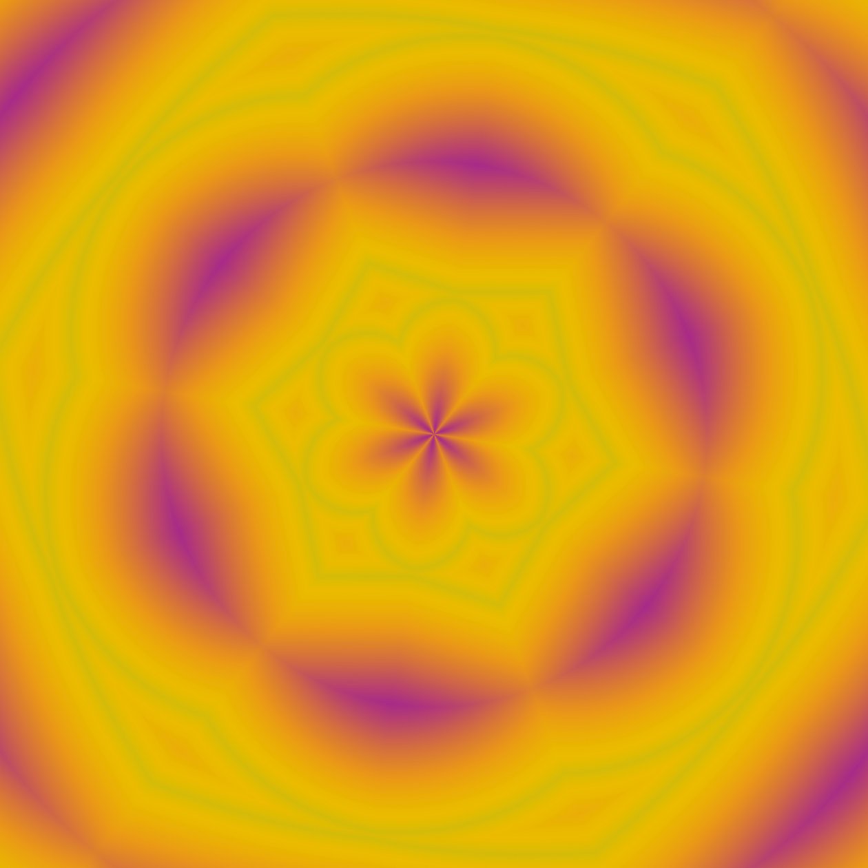 flowers #6,2019,(gradient) 作者 亚历克斯·卡明克