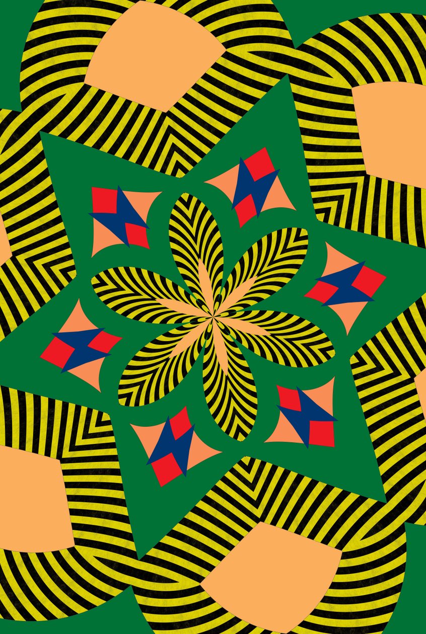 花 #7,2019,(混合媒体) 作者 亚历克斯·卡明克
